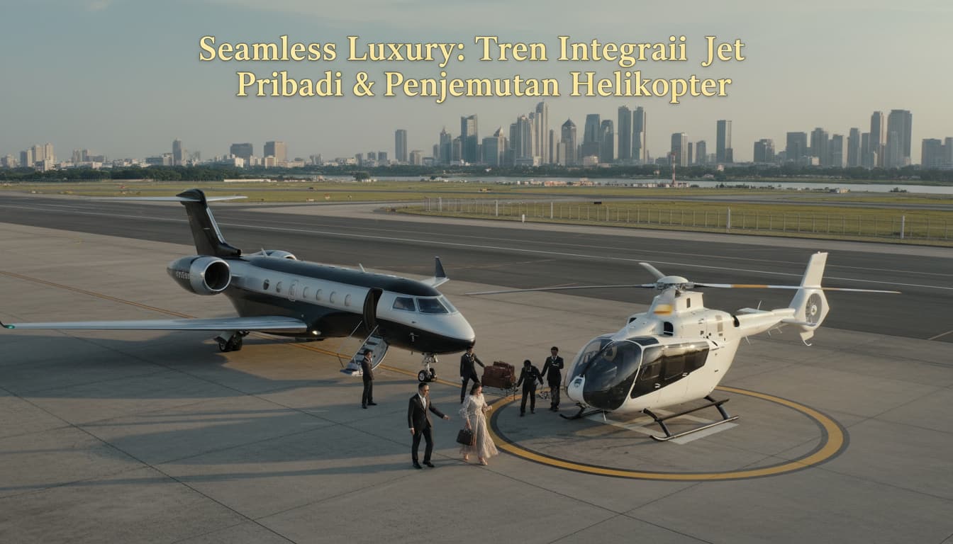 Seamless Luxury: Tren Integrasi Jet Pribadi dan Penjemputan Helikopter